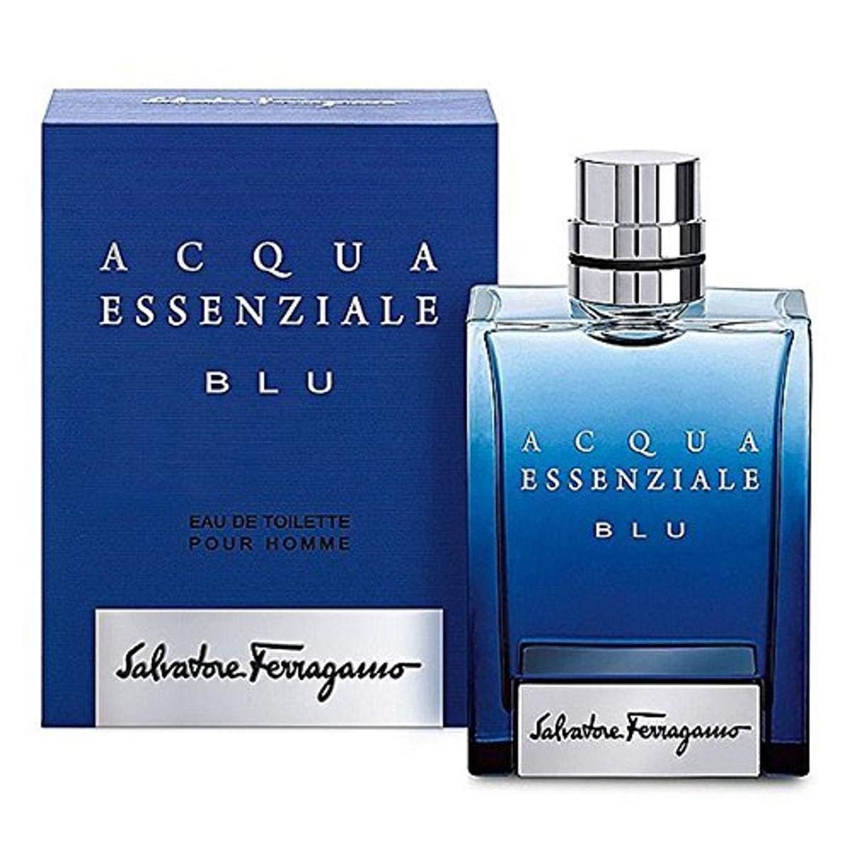 Salvatore Ferragamo Acqua Essenziale Blu Cologne For Men Eau de Toilette 1.7 oz Eau de Toilette Spray