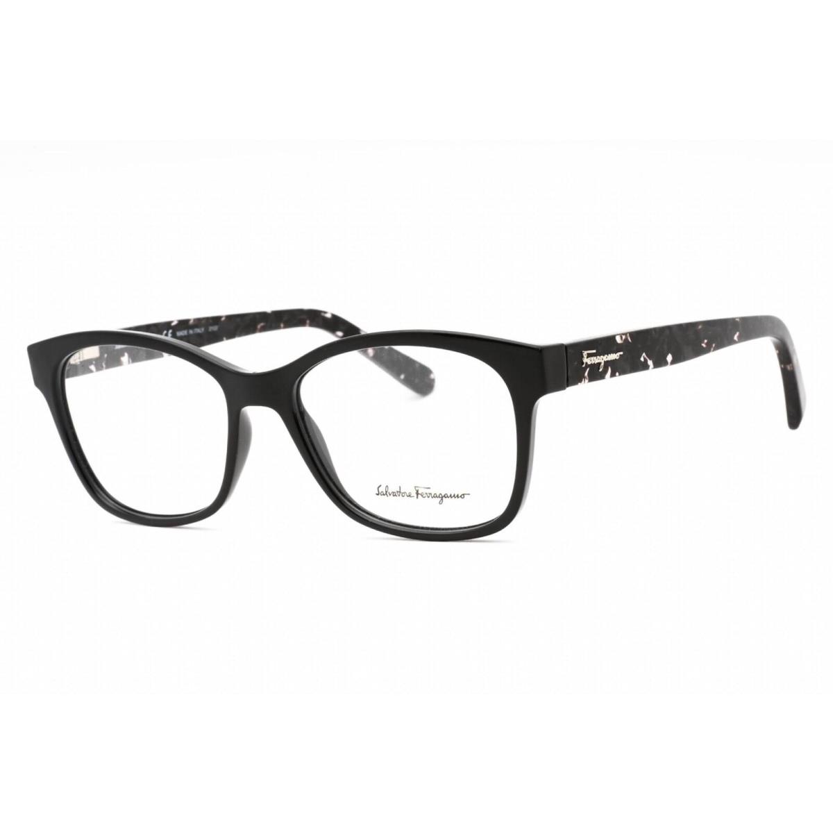 Salvatore Ferragamo Women`s Eyeglasses Black Cat Eye Full Rim Frame SF2797 001