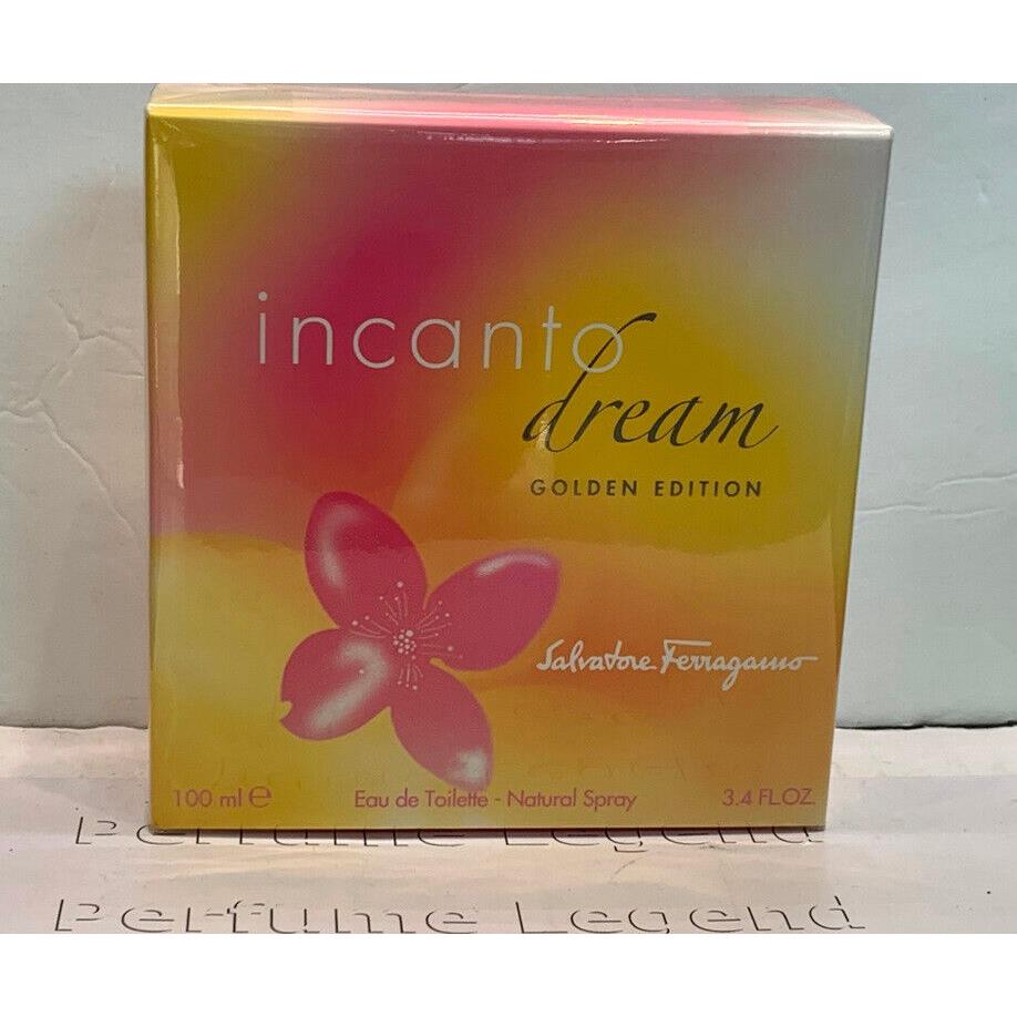 Incanto Dream Golden Edition Ferragamo For Women 3.4 Fl.oz Edt Spray 4346