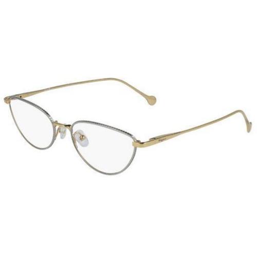 Salvatore Ferragamo SF2188-050-55 Eyeglasses Glasses 50 Palladium Gold