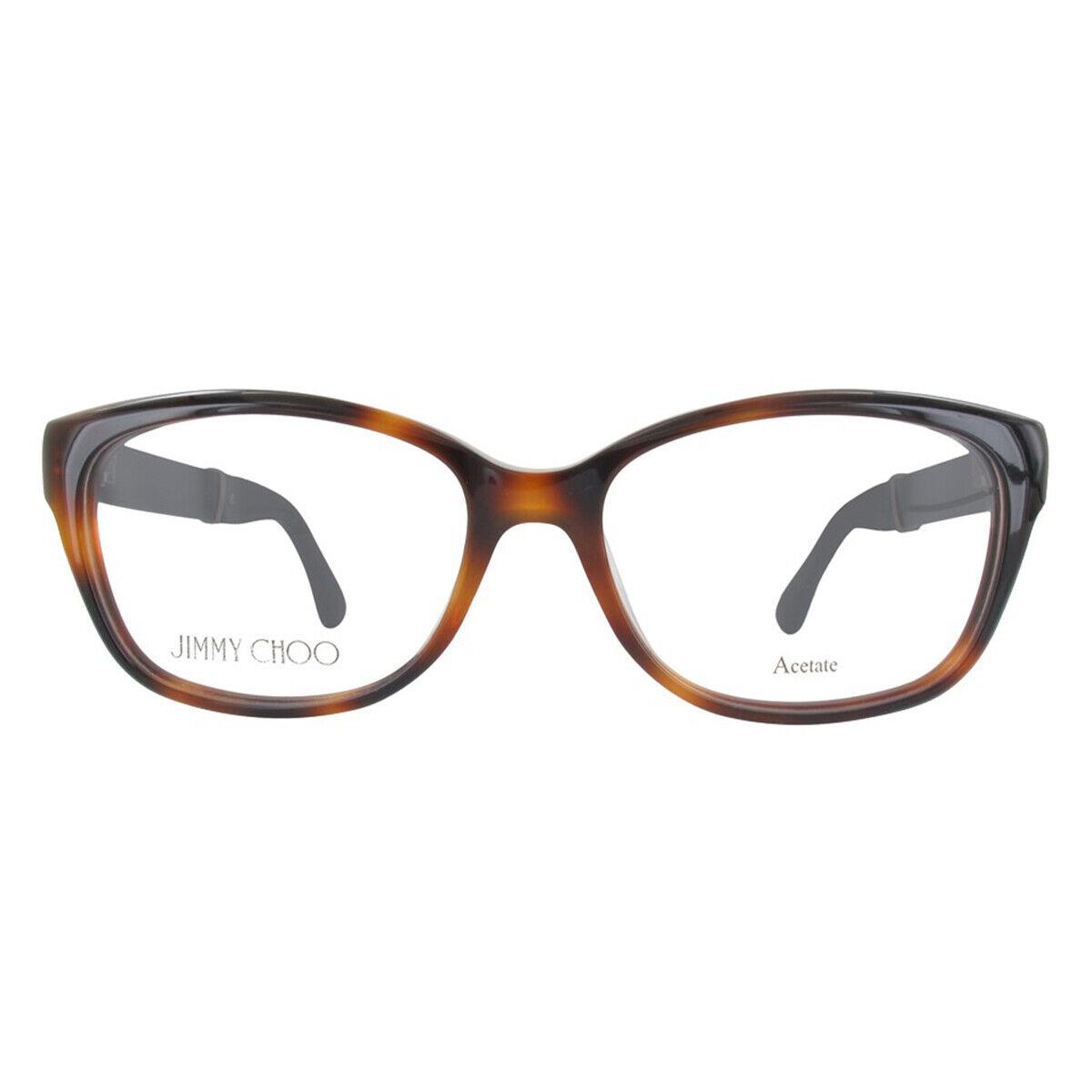 Jimmy Choo JC 178 16Y Havana Glitter Black Eyeglasses 53-15-140