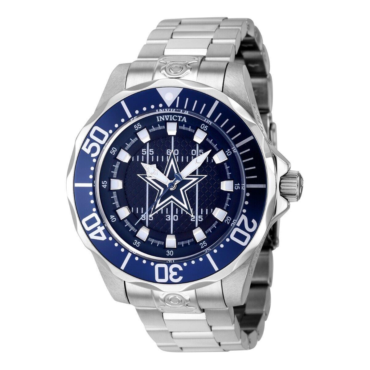 Invicta Nfl Dallas Cowboys Automatic Men`s Watch - 47mm Steel ZG-42123