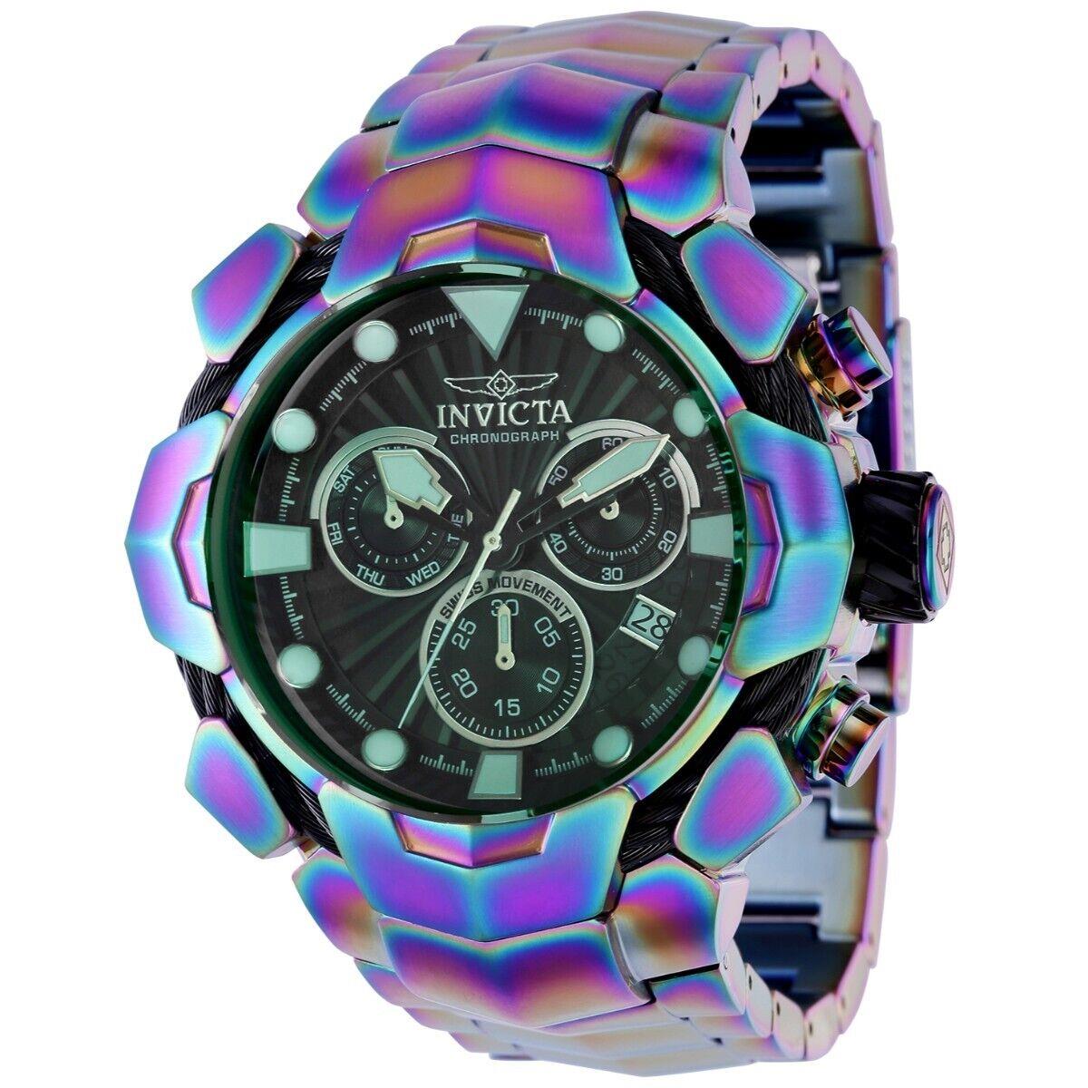 Invicta Bolt Swiss Ronda Z60 Caliber Men`s Watch - 54mm Iridescent 37648