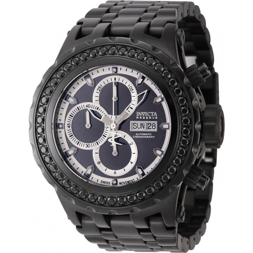 Invicta Reserve Subaqua Swiss Auto Valjoux 7750 Black Spinel Watch