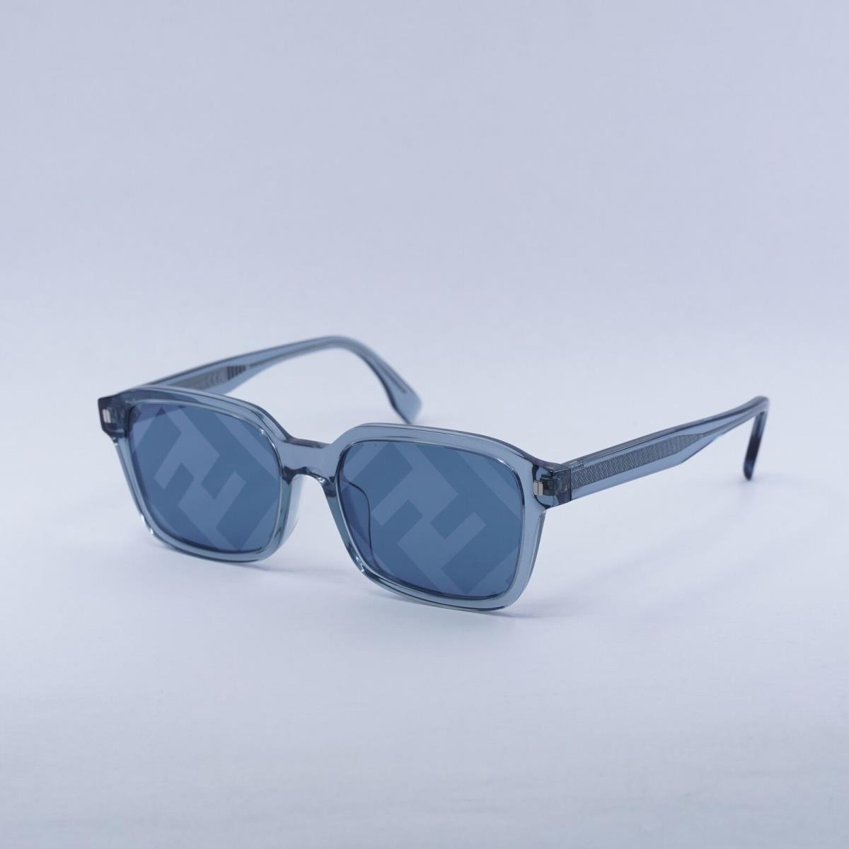 Fendi FE40025F 90X Transparent Blue/blue Mirror with FF Pattern