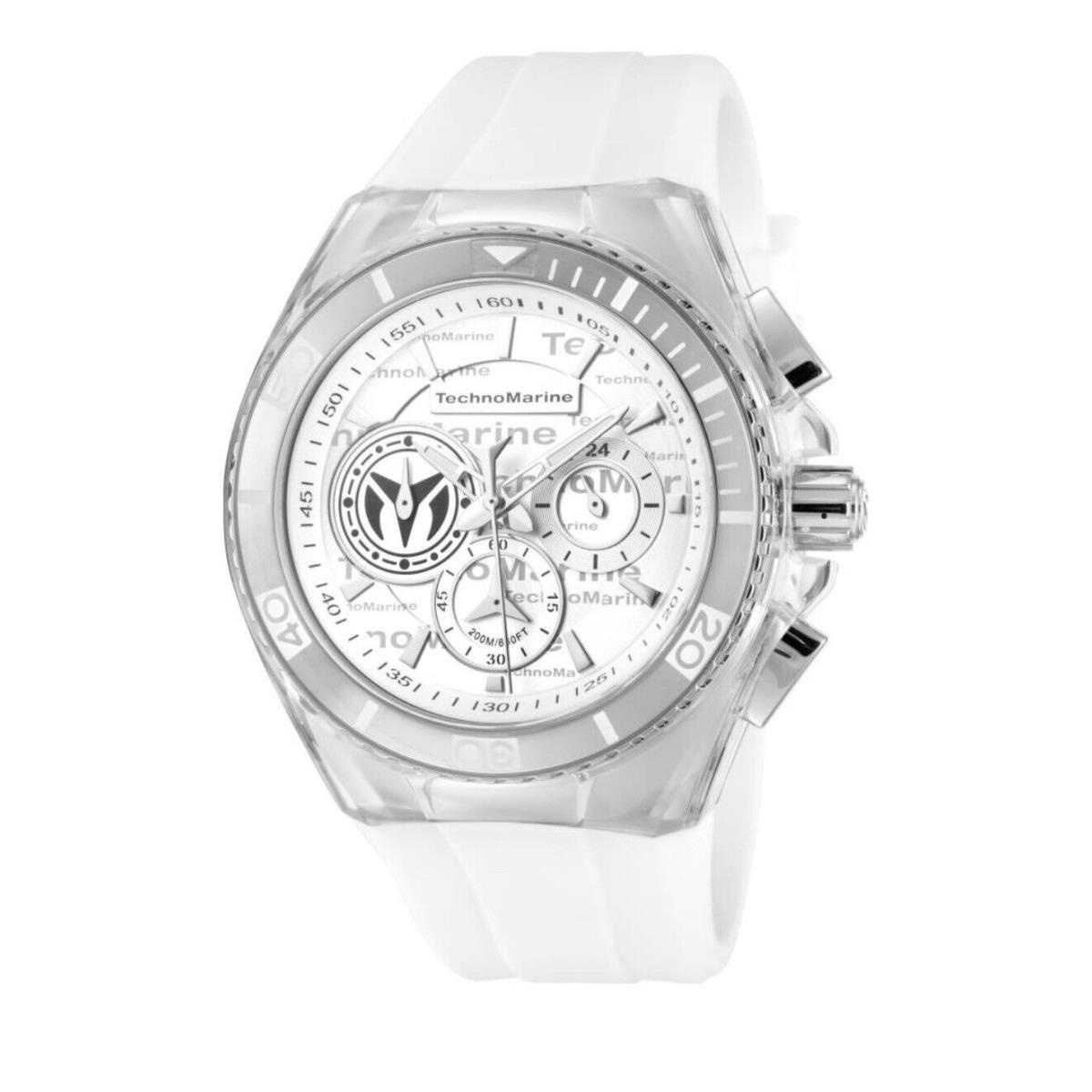 Technomarine Cruise California Chronograph White Dial Men`s Watch TM-120023