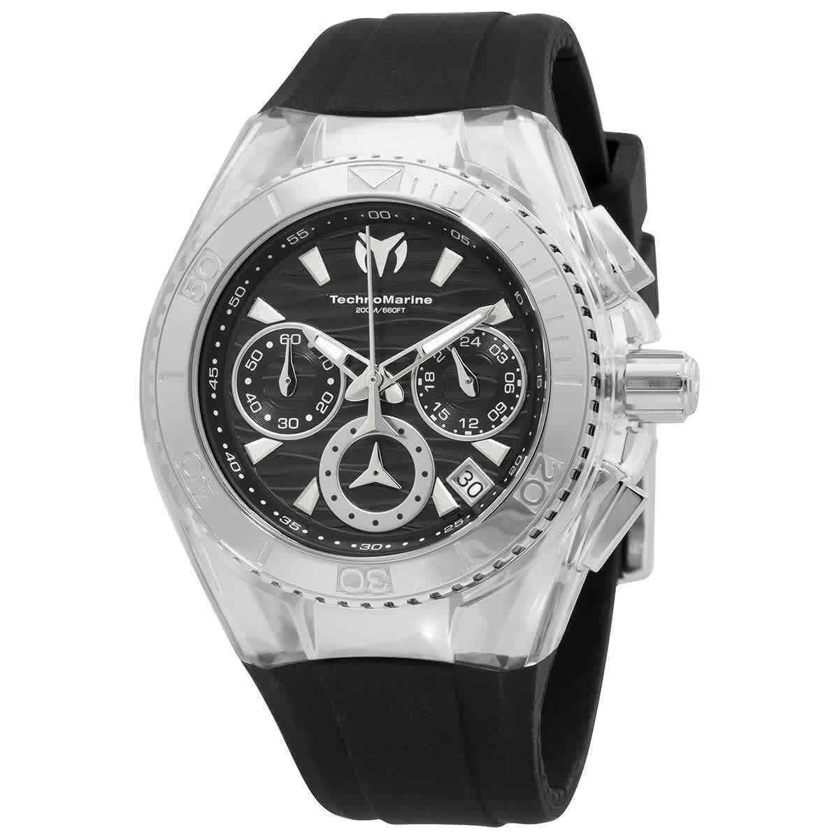 Technomarine Cruise Quartz Black Dial Ladies Watch TM-120034