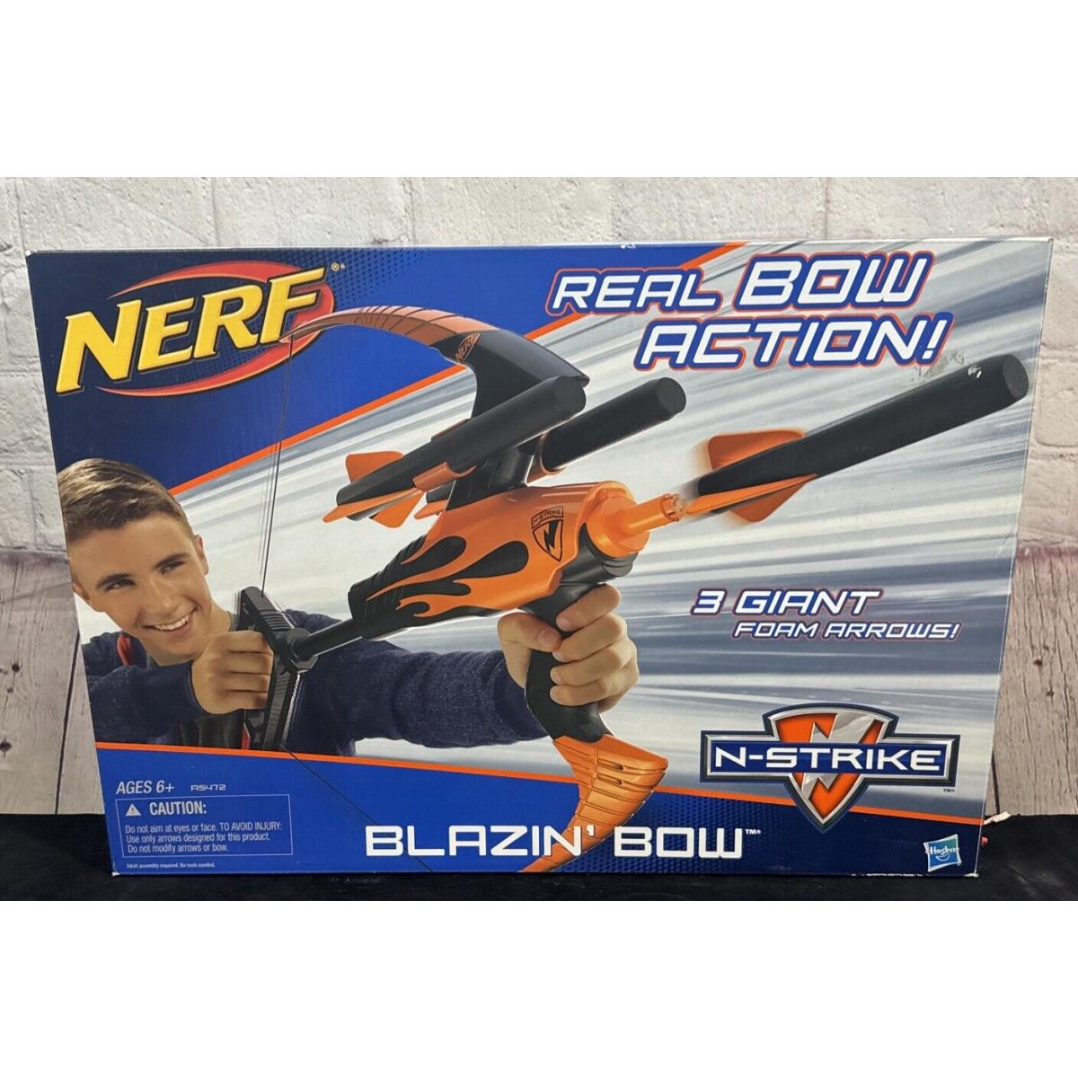 Nerf Blazin` Bow N-strike Arrows Item No. A5472 - 2013 Hasbro