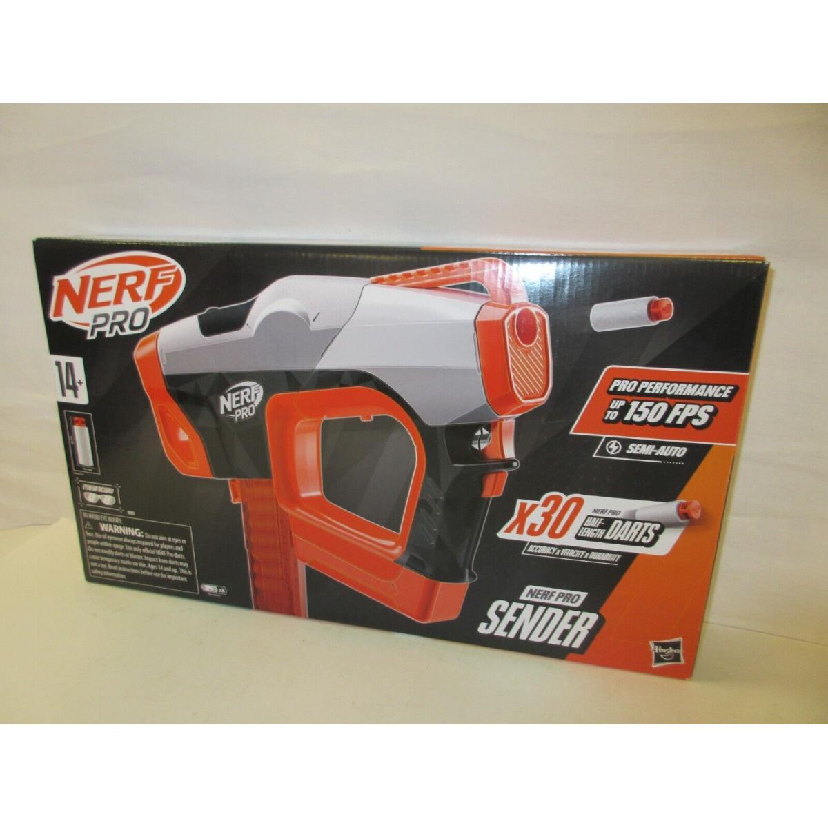 Nerf Pro Sender Blaster Gun Motorized Semi Auto 150 Fps