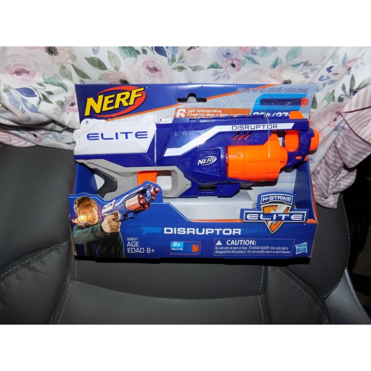 Nerf N-strike Elite Disruptor Soft Darts Toy Gun 6 Dart Rotating Drum