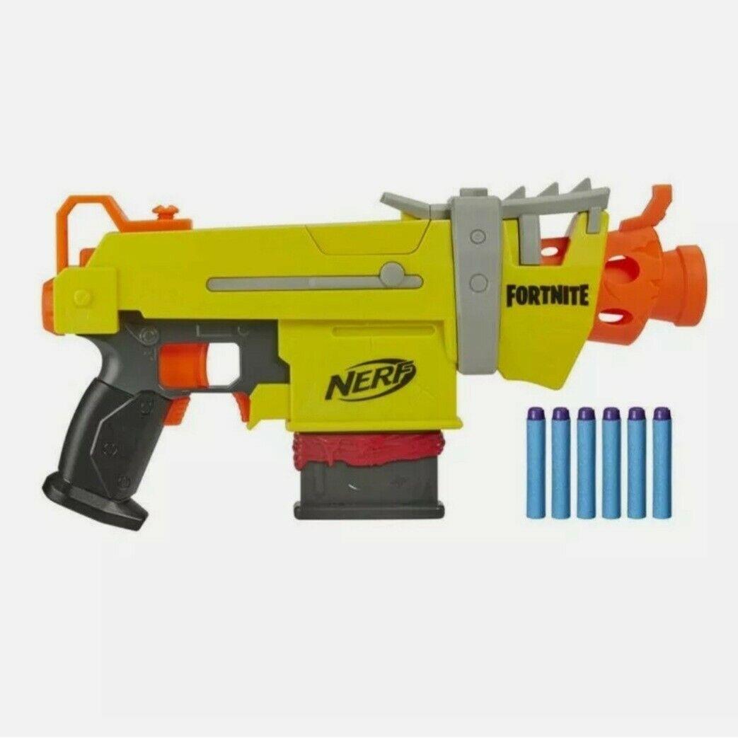 Nerf x Fortnite Legendary Smg-l Motorized Dart Blaster Toy Submachine Gun