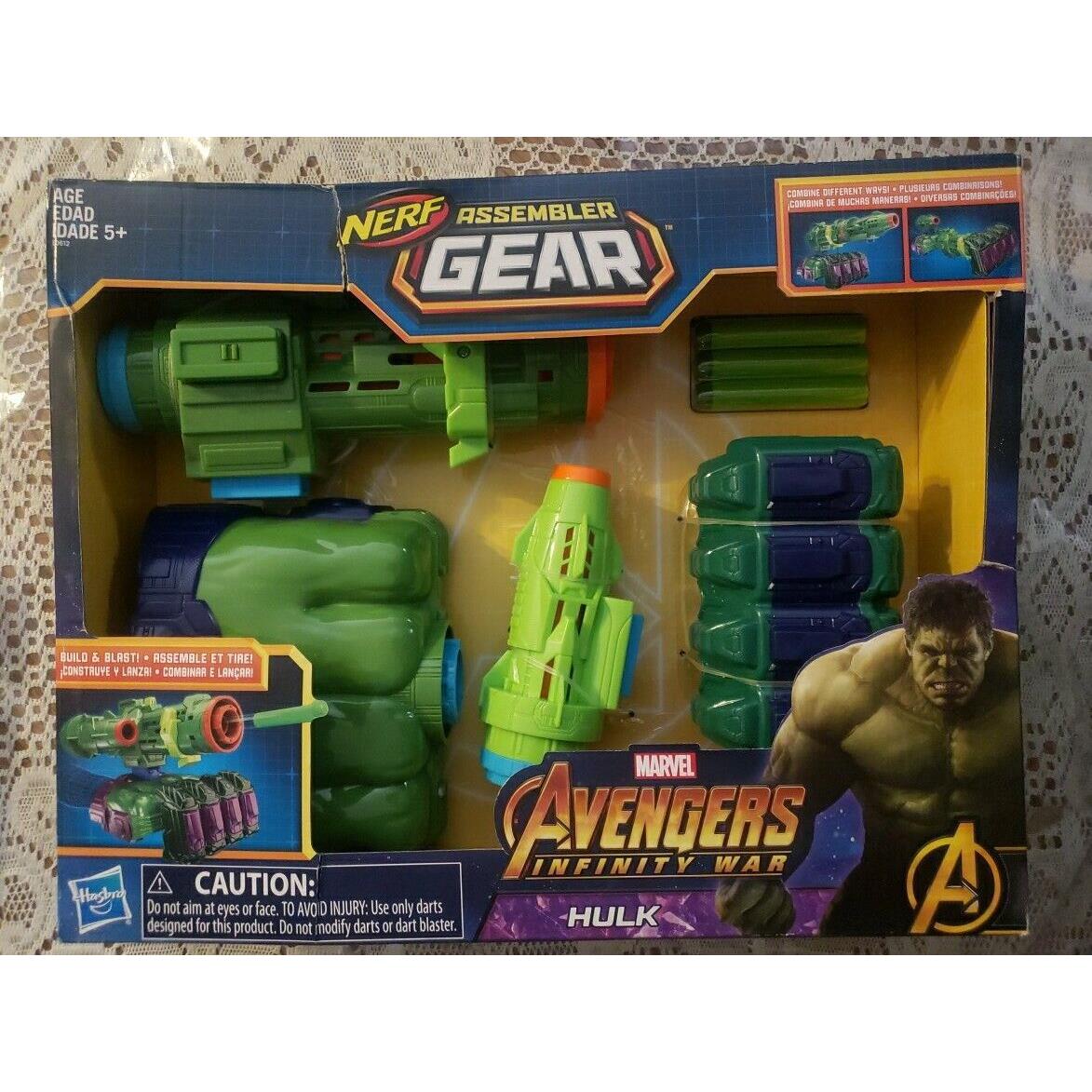 Hulk Nerf Assembler Gear Marvel Avengers Infinity War Build Blast 2017 Read