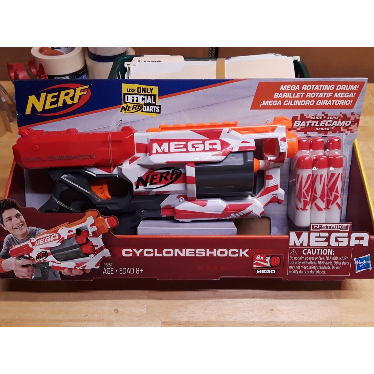 Nerf Mega Cycloneshock Battle Camo in Packaging Selling Nerf Collection