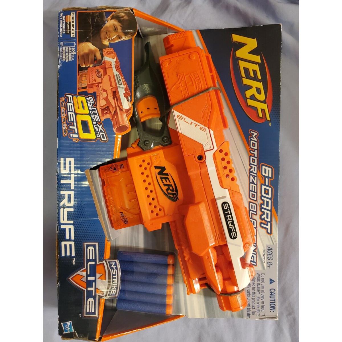 Nerf Elite xd Stryfe N-strike Orange Hasbro 6-dart Motorized Blasting