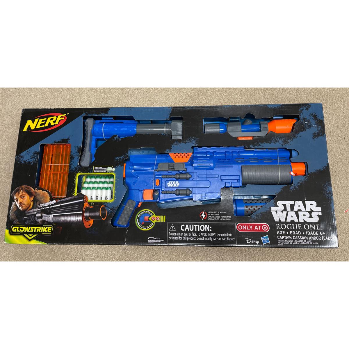 Star Wars Rogue One Nerf Gun Blaster Captain Cassian Andor Eadu Deluxe Blaster