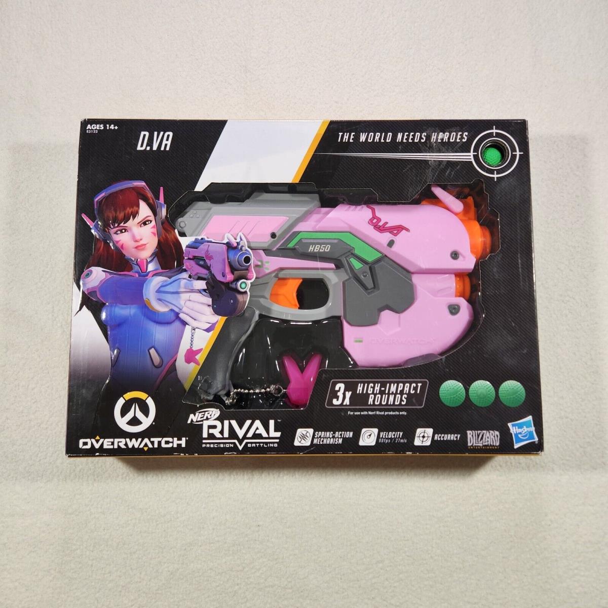 Nerf Overwatch D.va Rival Blaster Pink