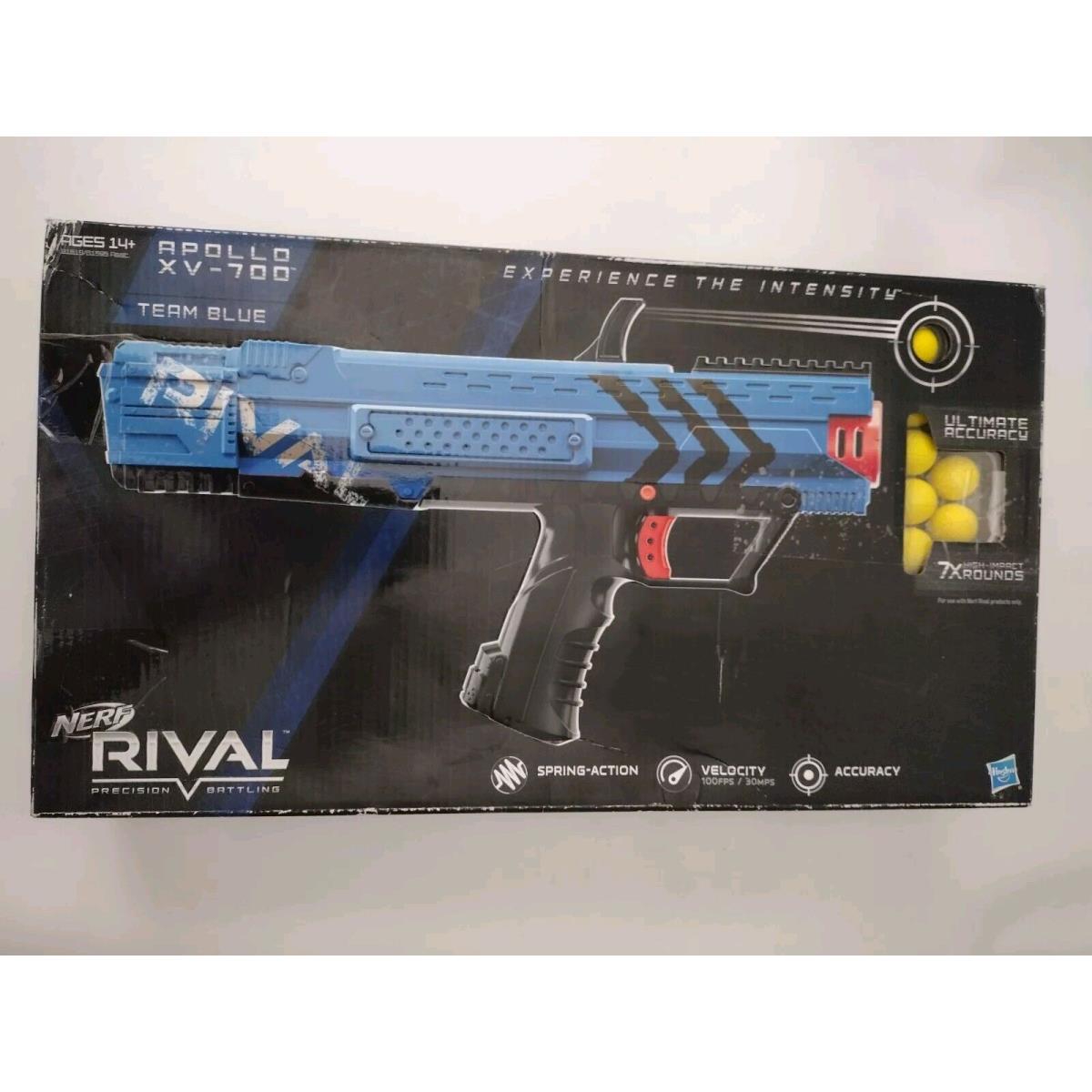 Nerf Rival Precision Battling Apollo XV-700 Team Blue 7X High Impact Rounds