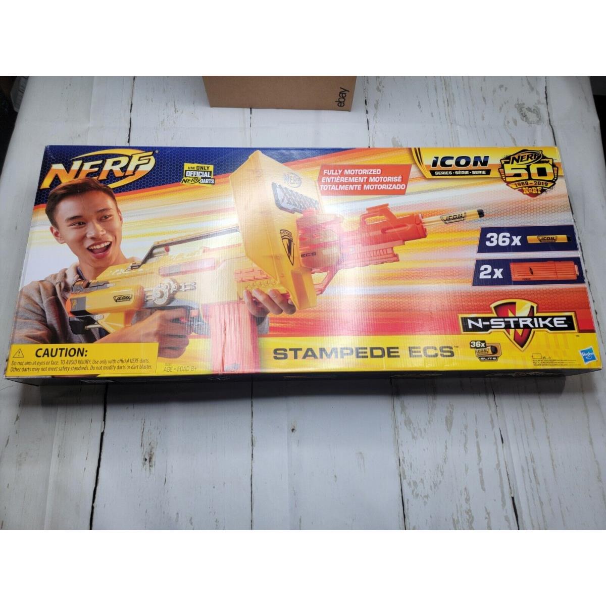 Nerf Icon Series Stampede Ecs Blaster Fully Motorized