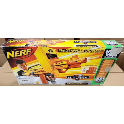 Nerf N-strike Stampede Ecs Ultimate Full-auto Clip System Dart Blaster