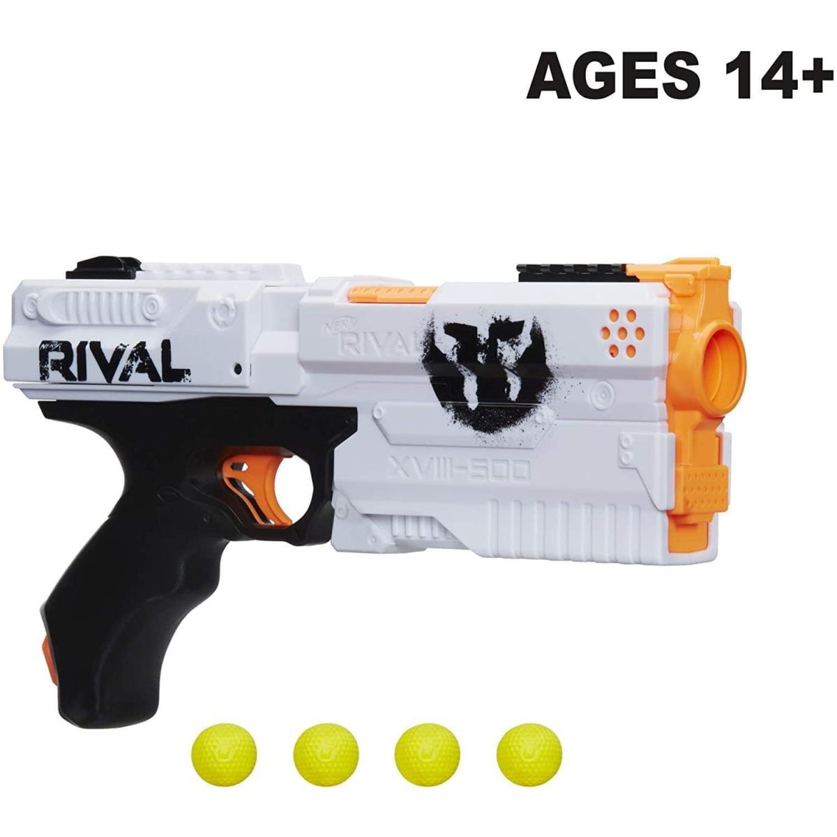 Nerf Rival Kronos Xviii 500 Spring-action Blaster White