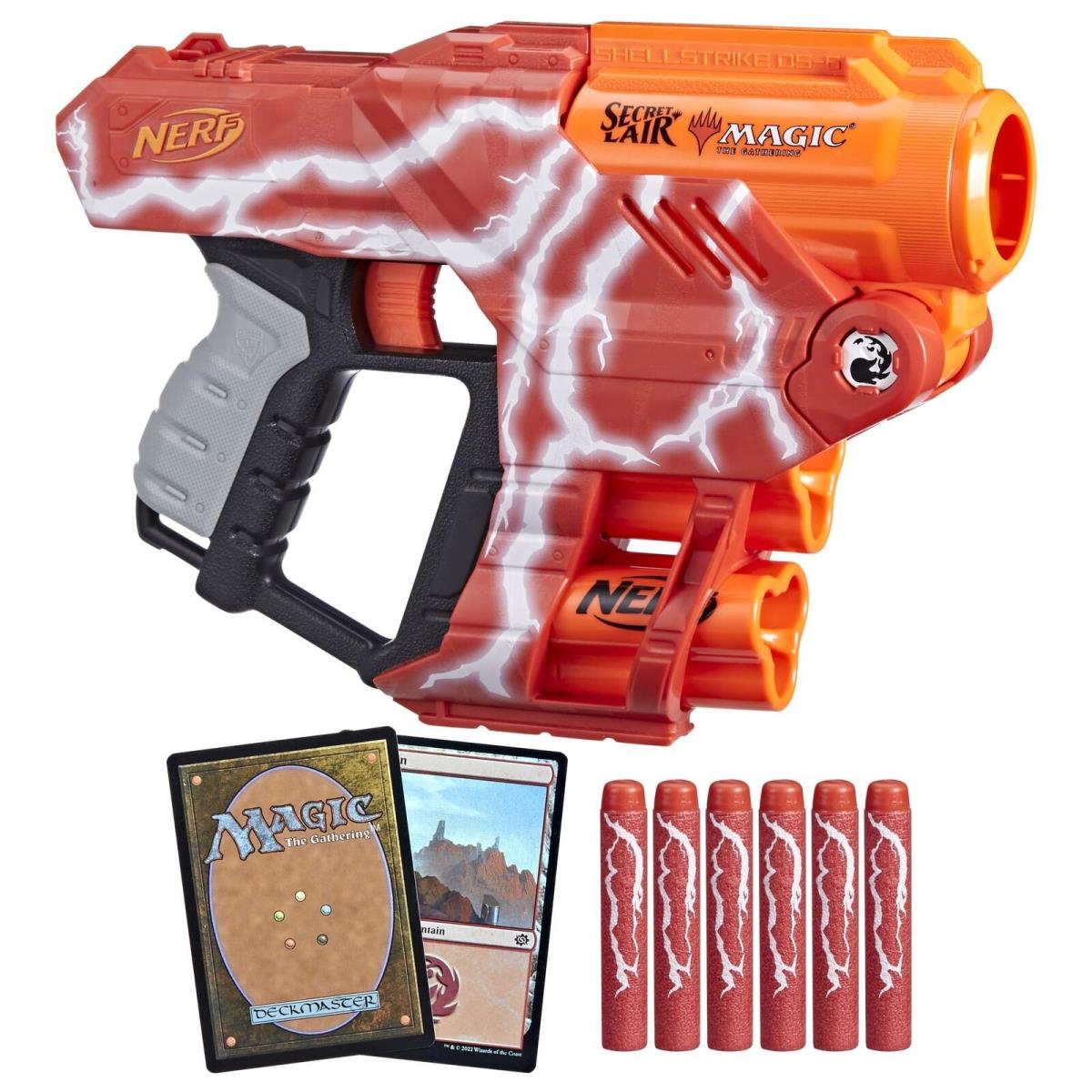 Nerf Lmtd Lightning Lair Magic: The Gathering Secret Lair Blaster with 6