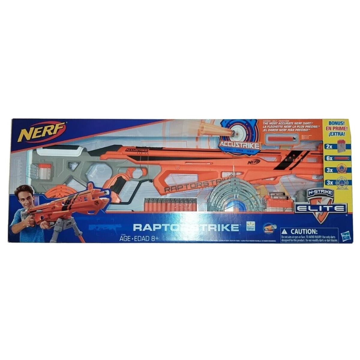 Nerf N-strike Elite Accustrike Series Raptorstrike Walmart Exclusive Bonus Set