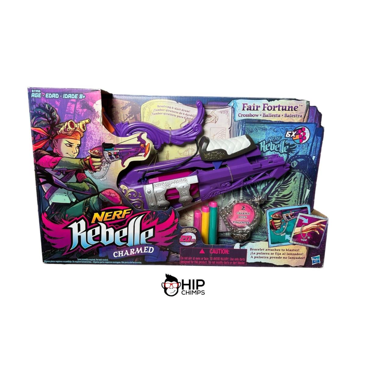 Nerf Rebelle Charmed Fair Fortune Crossbow Blaster