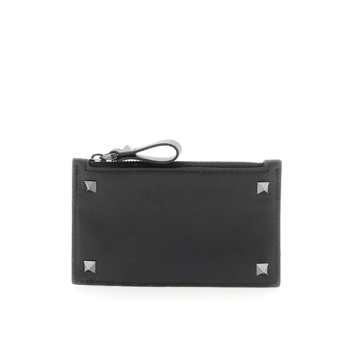 Valentino Garavani Rockstud Card Holder Wallet