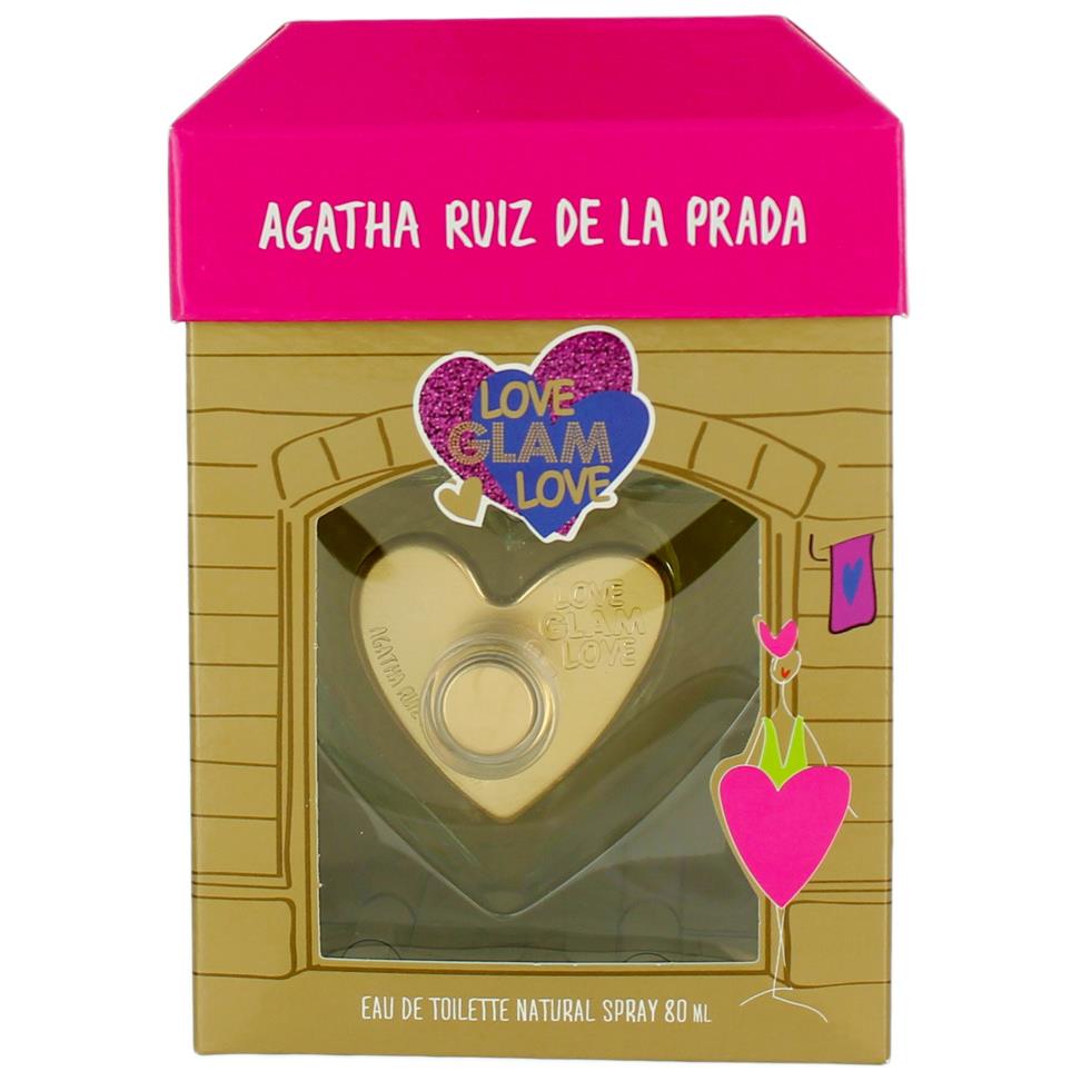 Love Glam Love By Agatha Ruiz De la Prada For Women Edt Perfume Spray 2.7oz