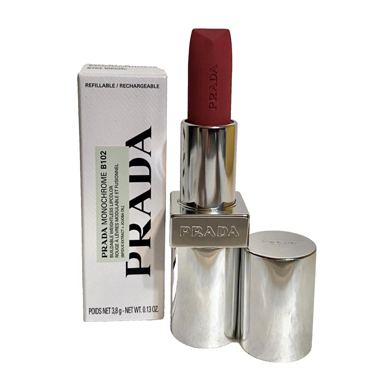 Prada Monochrome Hyper Matte Refillable Lipstick - B102 Sienne Full Size