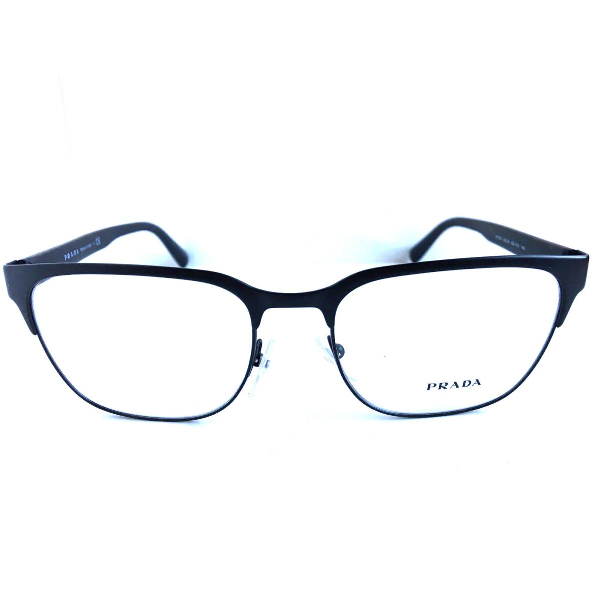 Prada VPR5U7 Black OB1 Rx 54mm Clubmaster Men`s Eyeglasses Frame 8