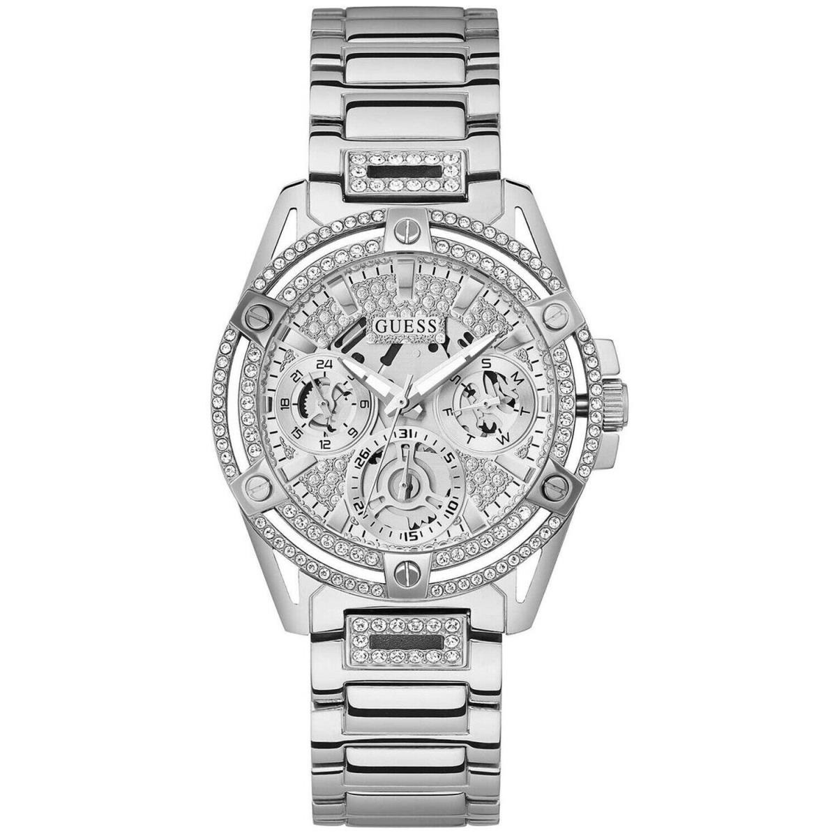 Guess Women`s Queen Silver Dial Watch - GW0464L1