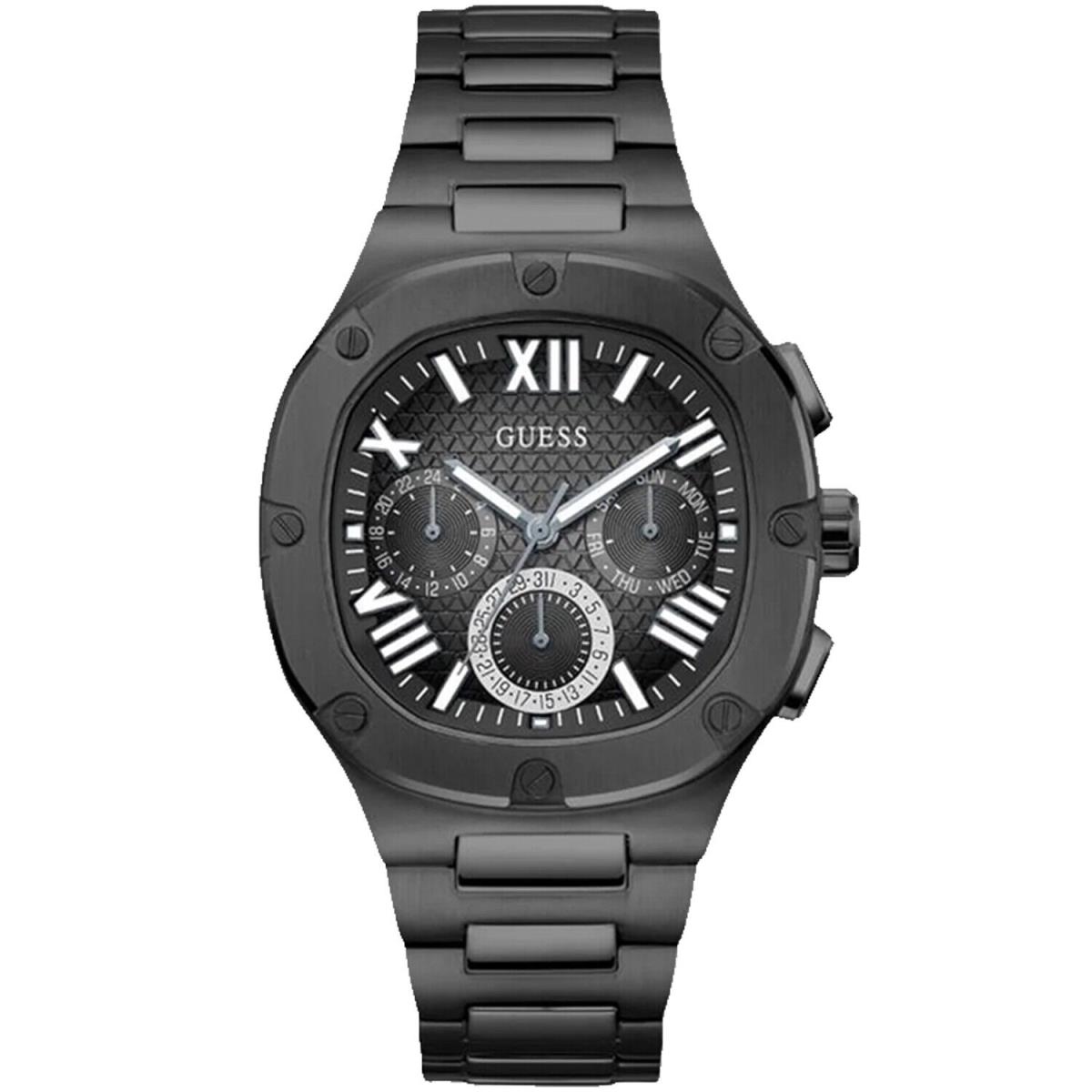 Guess Men`s Headline Black Dial Watch - GW0572G3