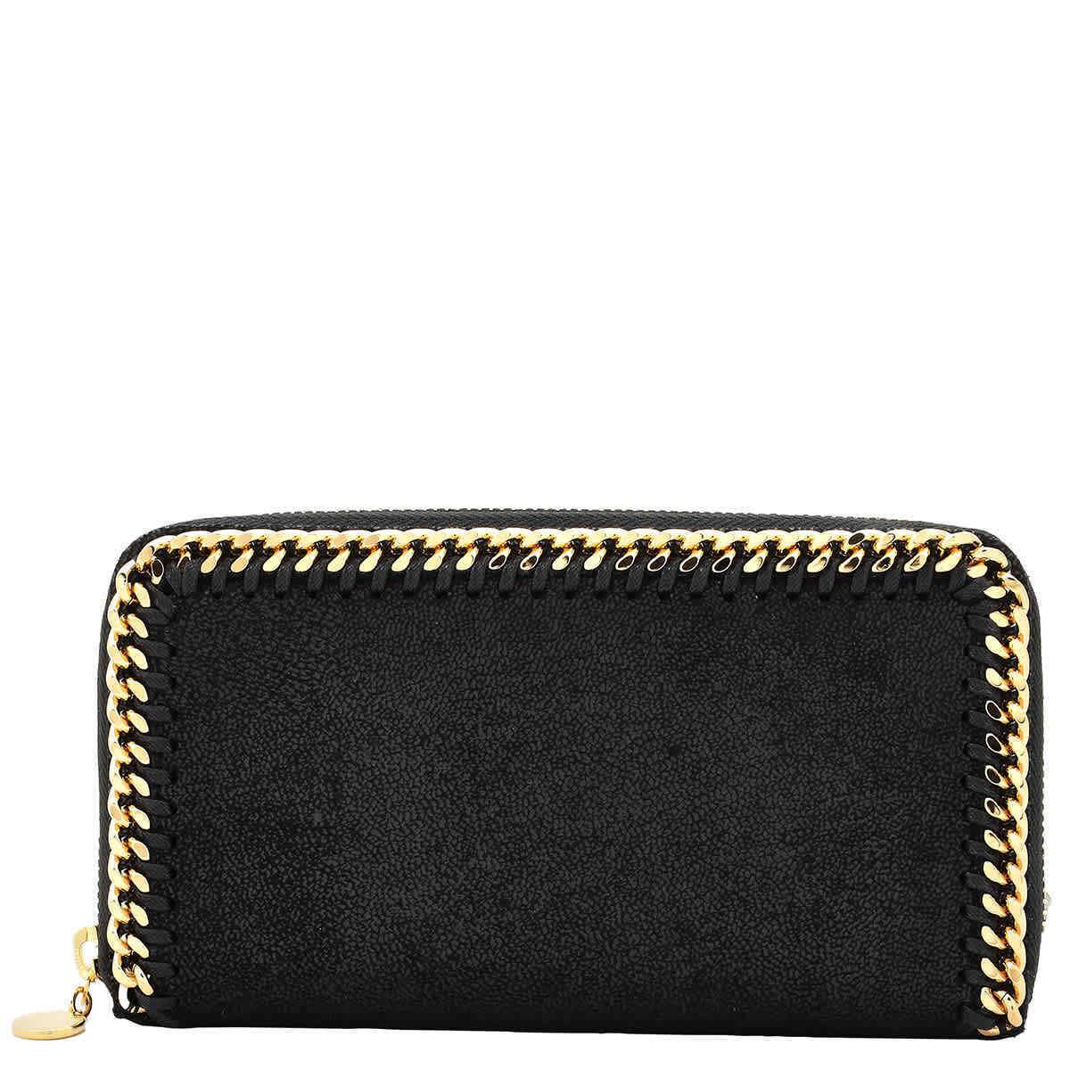 Stella Mccartney Black Falabella Continental Wallet 434750 W9355-1000