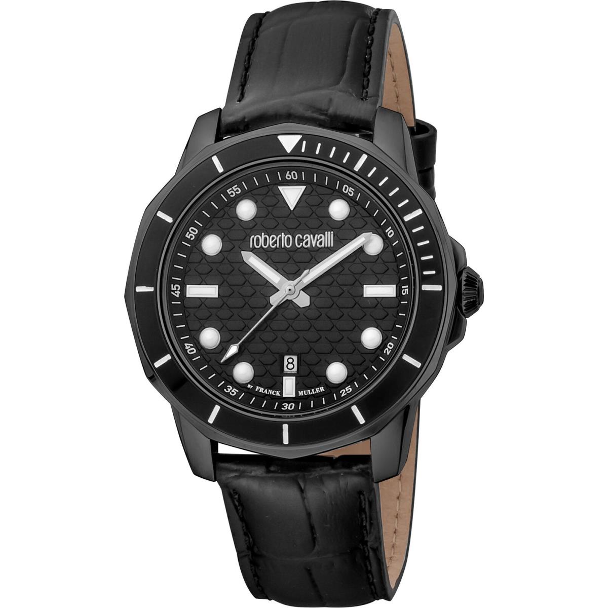 Roberto Cavalli by Franck Muller Men`s 42mm Quartz Watch RV1G159L0031