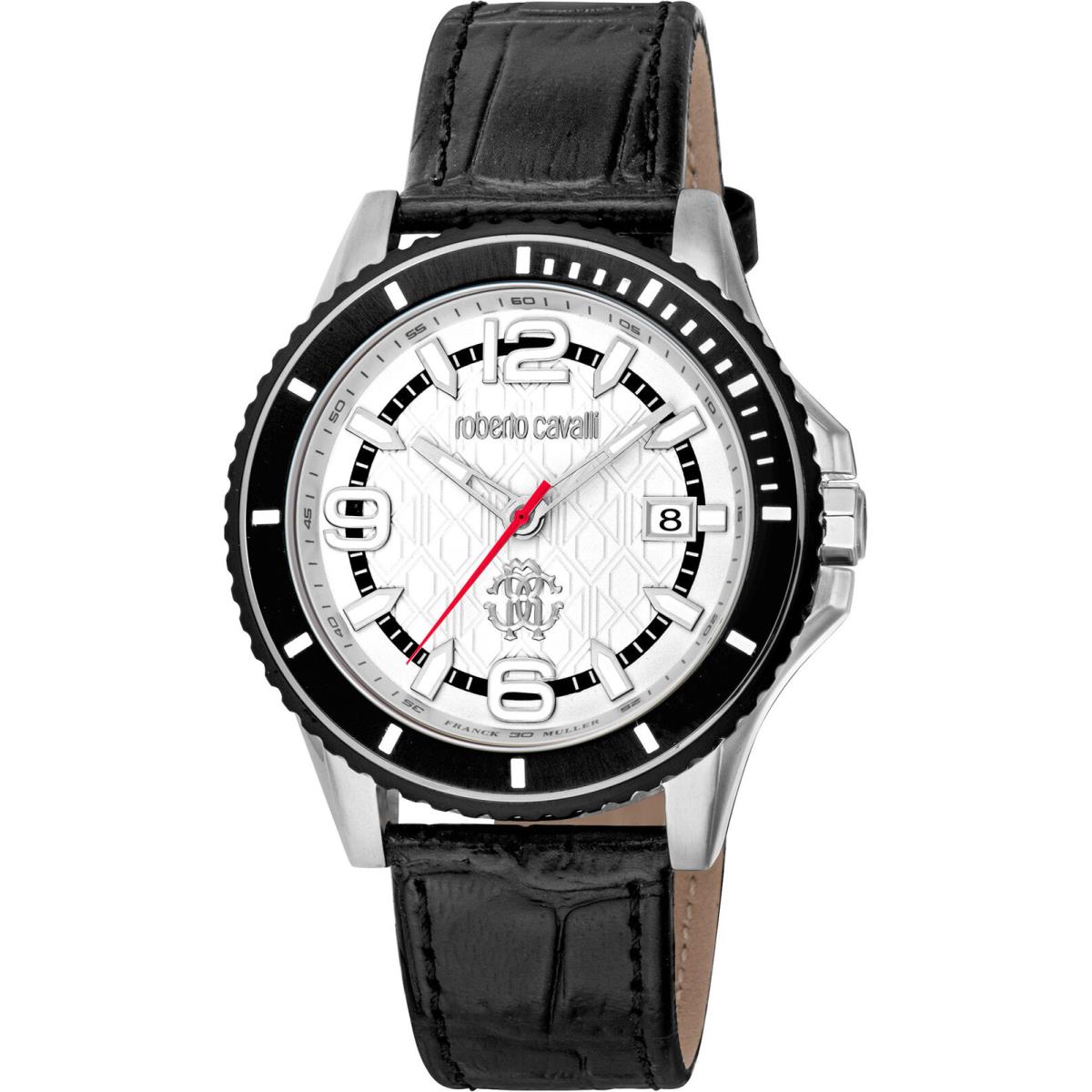 Roberto Cavalli by Franck Muller Men`s 42mm Quartz Watch RV1G217L0011
