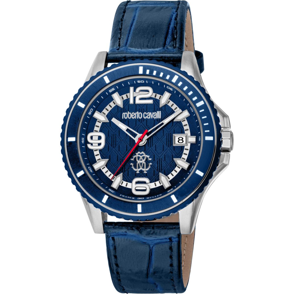 Roberto Cavalli by Franck Muller Men`s 42mm Quartz Watch RV1G217L0021