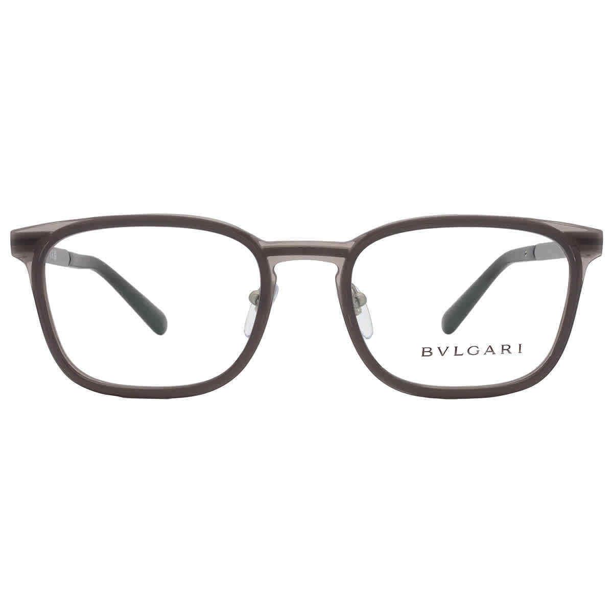 Bvlgari Demo Rectangular Men`s Eyeglasses BV1117 195 54 BV1117 195 54