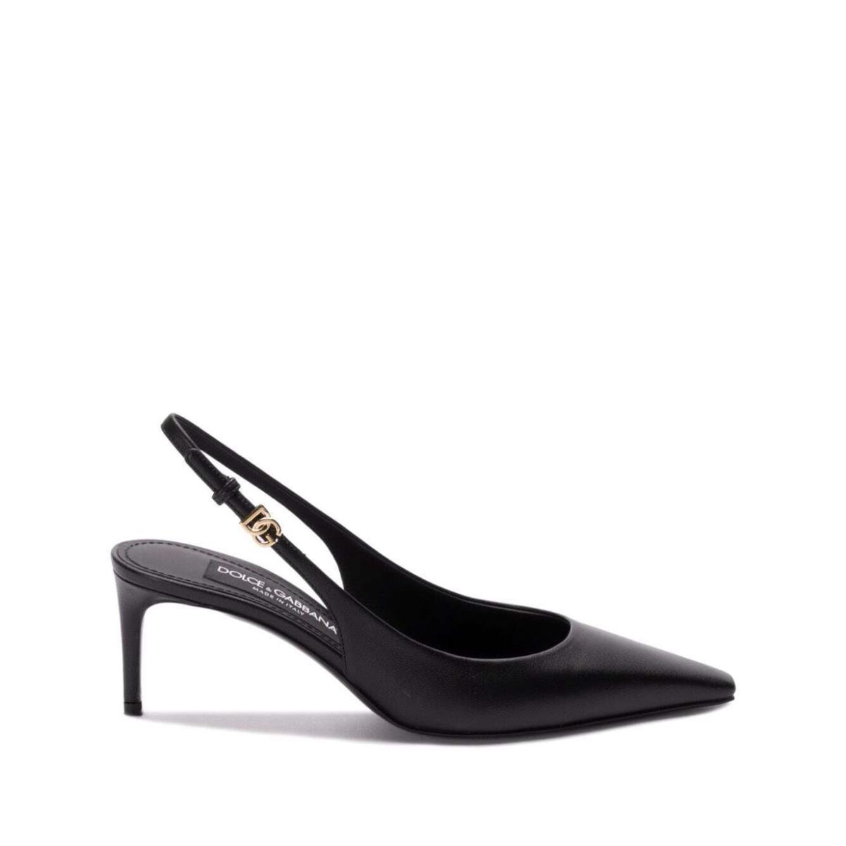 Dolce Gabbana Heels Black Shoes 38.5