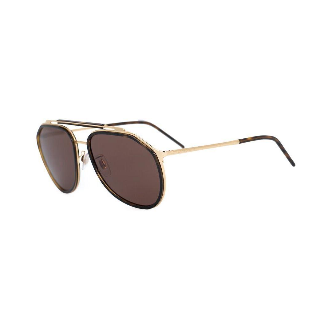 Dolce Gabbana Men`s Dg2277 57Mm Sunglasses Men`s Gold