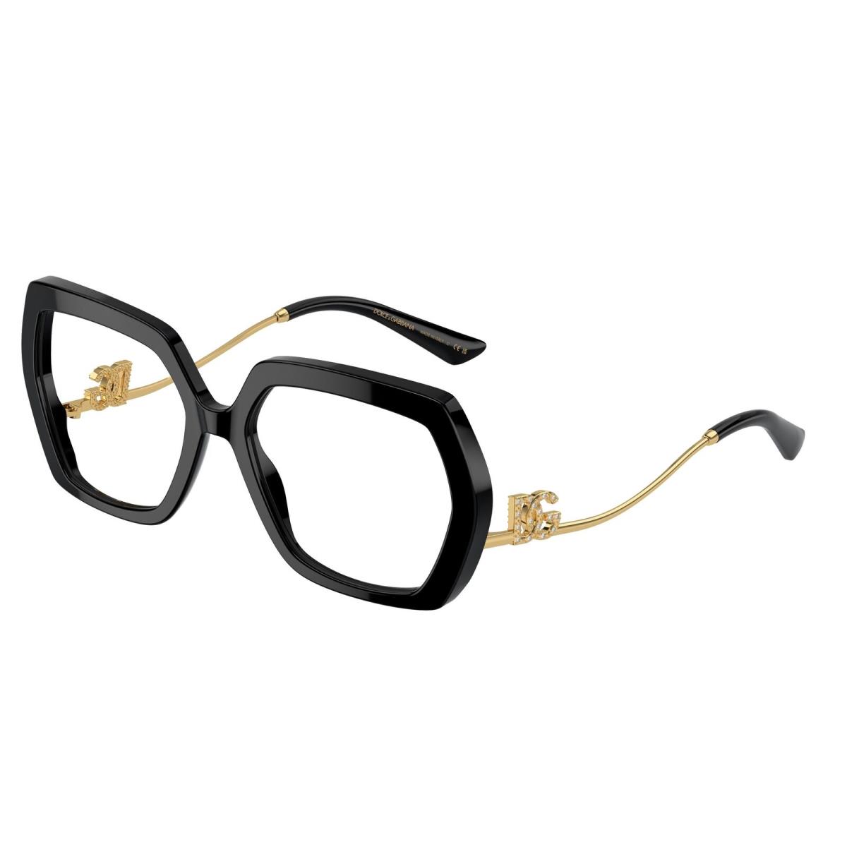 Dolce Gabbana 3390B Eyeglasses 501 Black