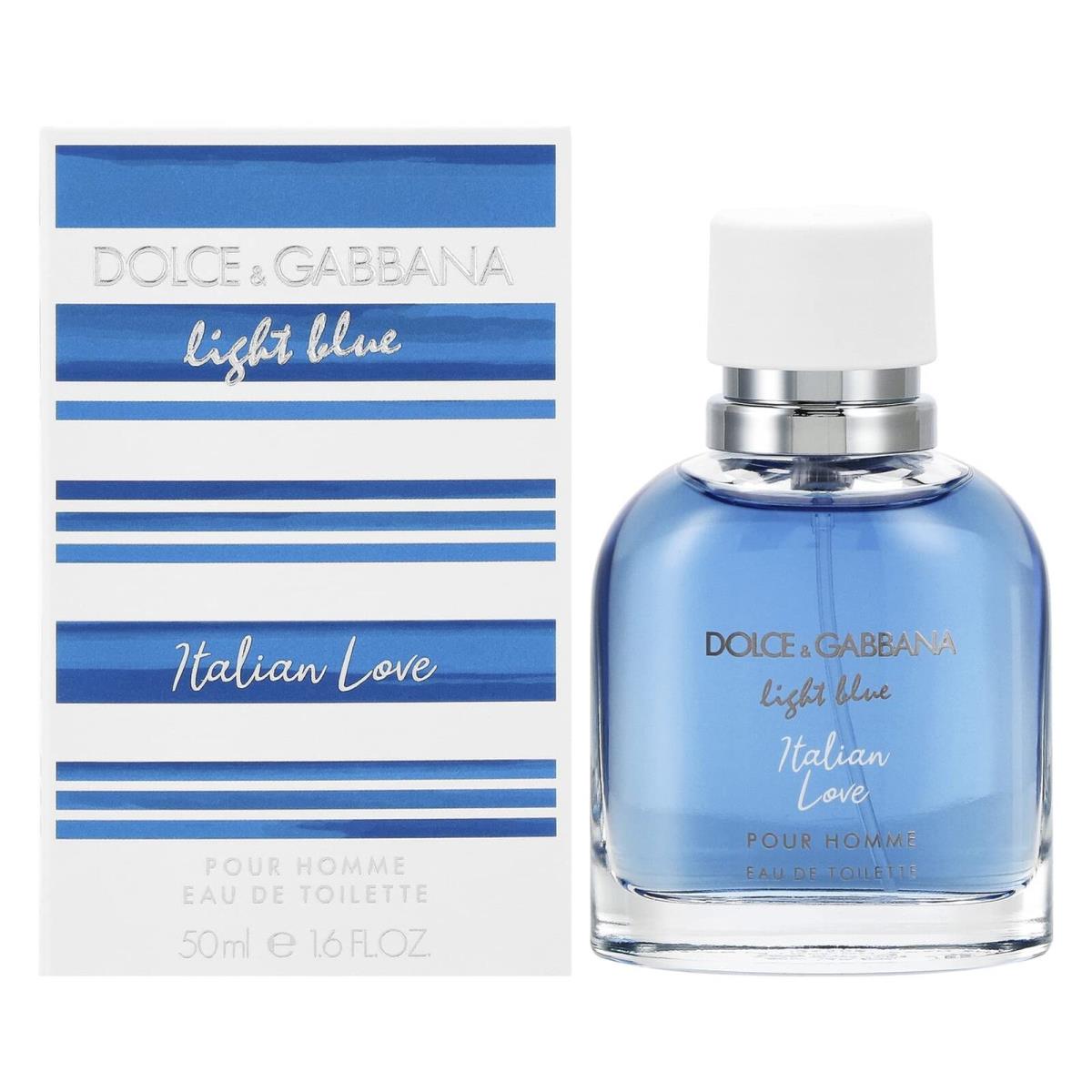 Dolce Gabbana Light Blue Italian Love Edt For Men 1.6 Fl Oz