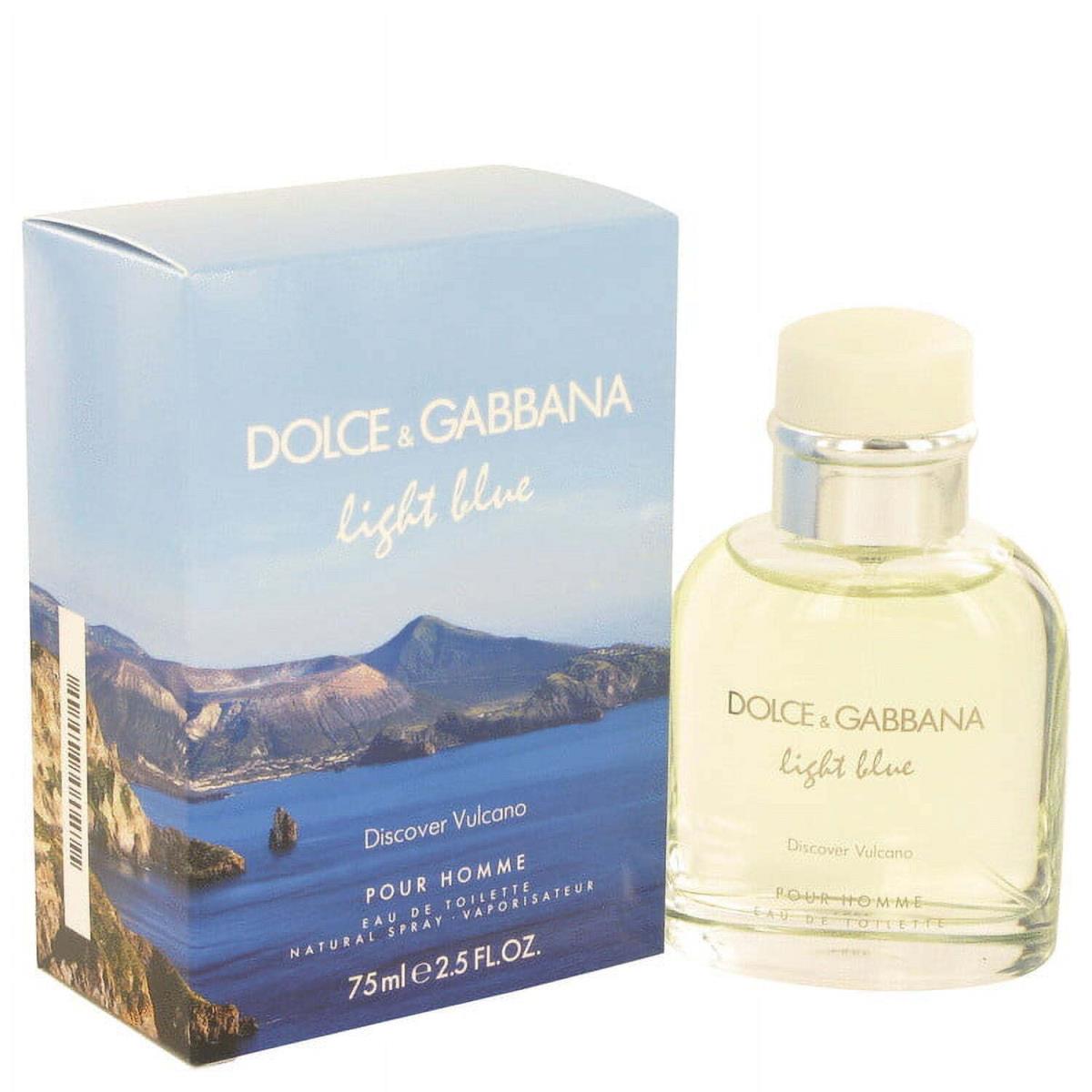 Dolce Gabbana Light Blue Discover Vulcano Eau De Toilette Spray For Men 2.5 oz