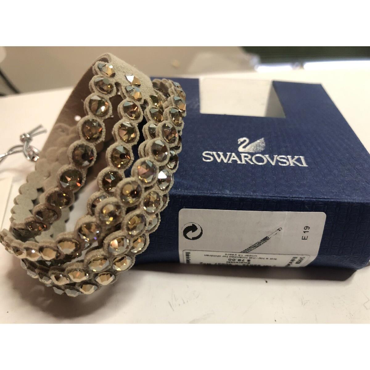 Swarovski Crystal Grey Slake Bracelet 5494230 Jewelry Cry/gsha