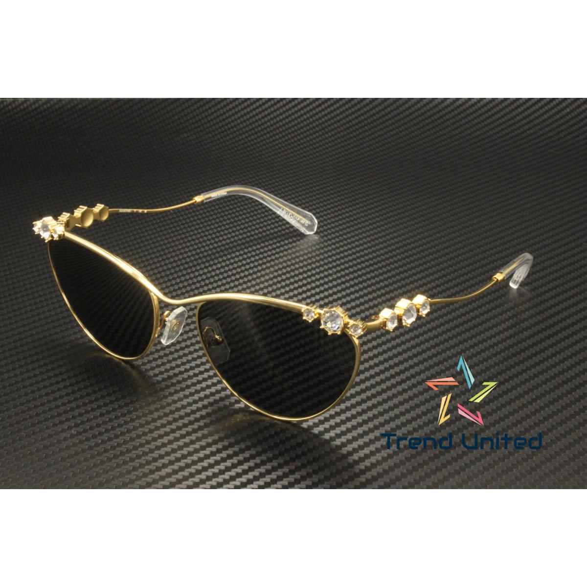 Swarovski SK7017 400487 Gold Dark Grey 58 mm Women`s Sunglasses