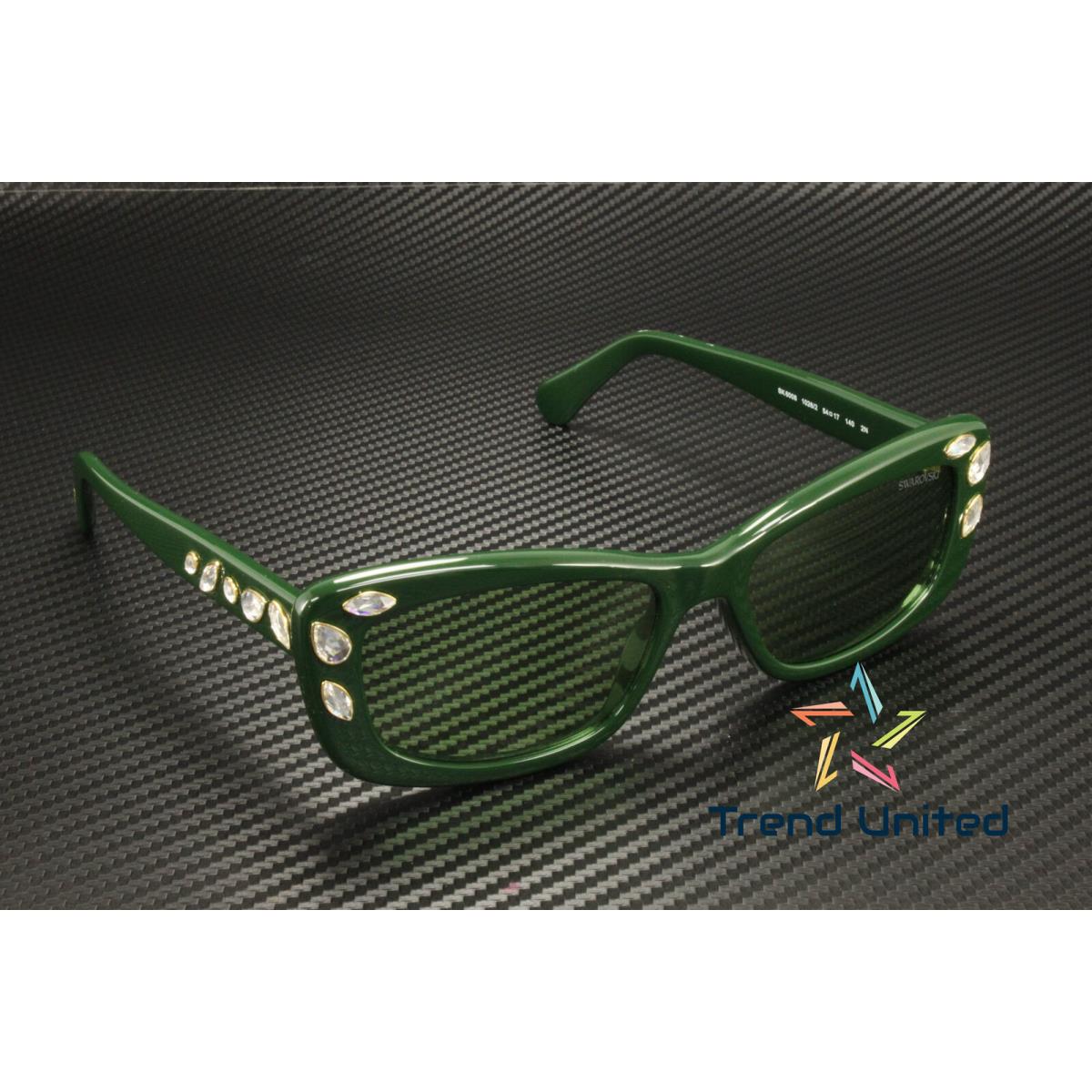 Swarovski SK6008 1026 2 Dark Green Dark Green 54 mm Women`s Sunglasses