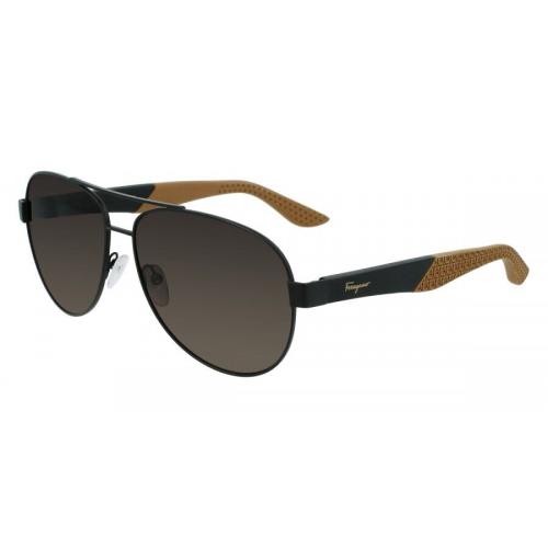 Andauthentic Salvatore Ferragamo SF275S 071 Dark Rutherium Aviator