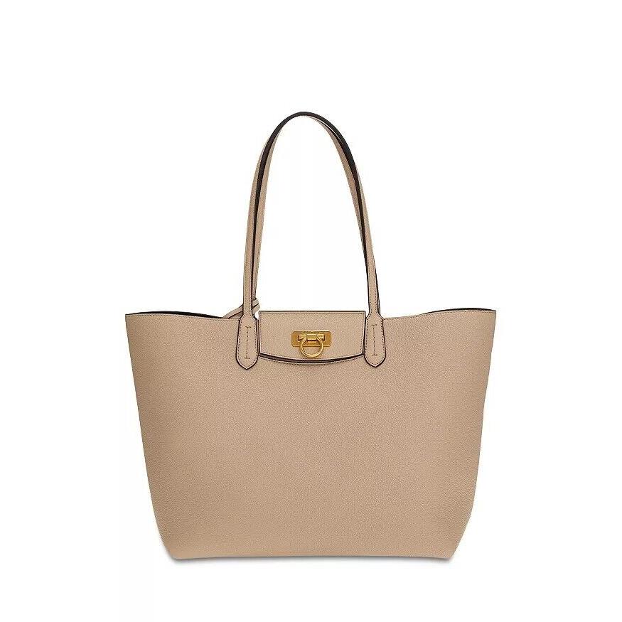 Salvatore Ferragamo Tote Bag Women Travel Beautiful Diano Beige