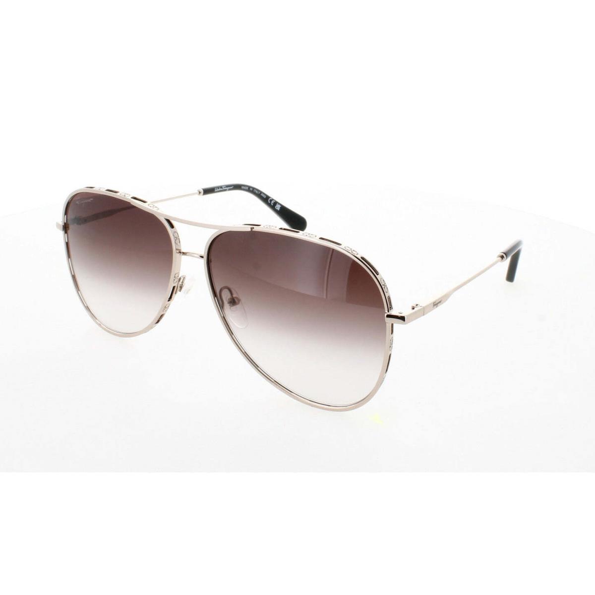 Salvatore Ferragamo SF268S-786 Sunglasses Glasses 786 Rose Gold/black 62 mm