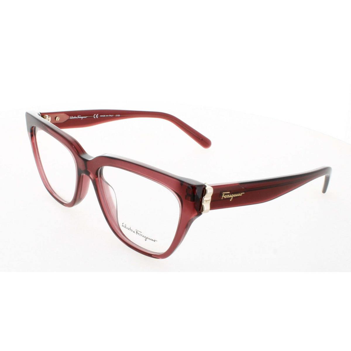 Salvatore Ferragamo SF2893-604-53 Eyeglasses Glasses 604 Red 53 mm